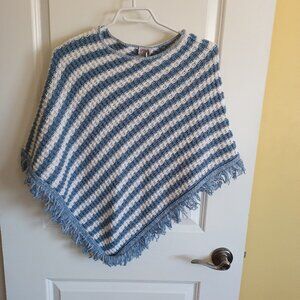 Girls Sprinkles Knitted Poncho Size Medium
